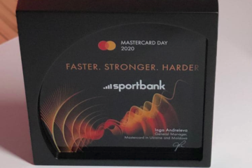 Sportbank визнано кращим у номінації “За нову висоту в картковому бізнесі” на Mastercard Day 2020