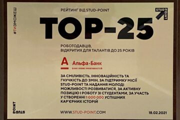 Альфа-Банк Україна – у топі роботодавців для молоді