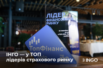 СК ІНГО отримала низку нагород в рейтингу фінансових компаній за версією ТОП-100 та Delo.ua