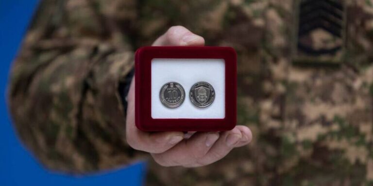 Новую оборотную памятную монету посвятили Национальной гвардии Украины