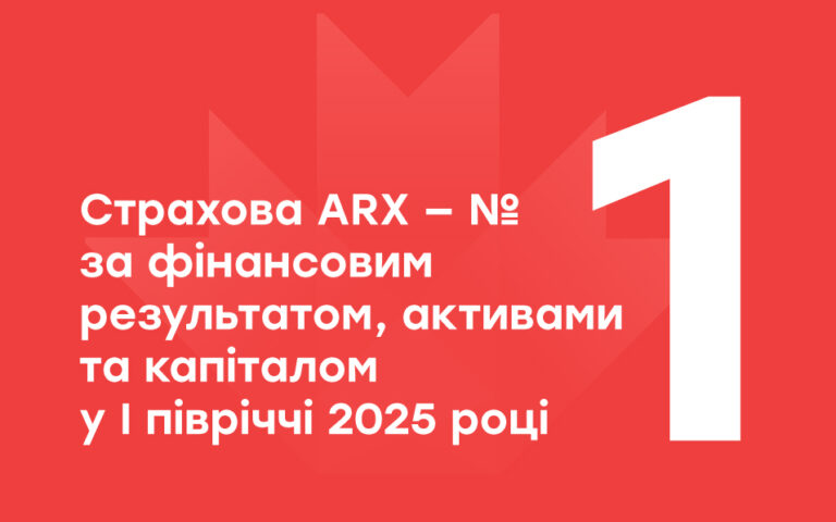 Страхова ARX №1 за фінансовим результатом, активами та капіталом у І півріччі 2025 року